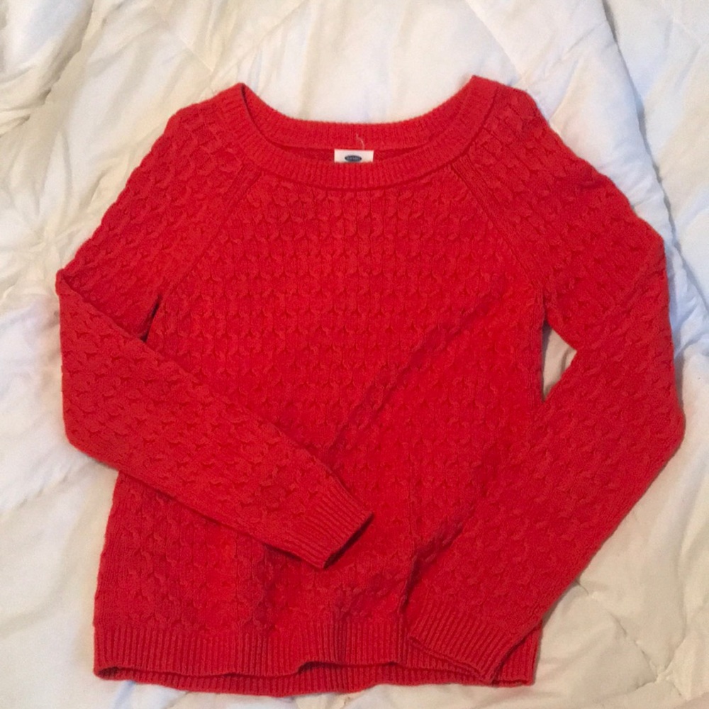 Cable sweater